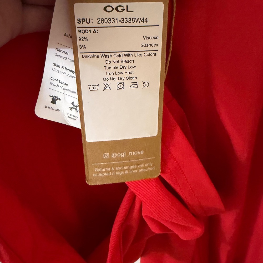 OGL SkinKiss Ruched One Shoulder Maxi Bra Dress Red Medium NEW - Picture 15 of 16